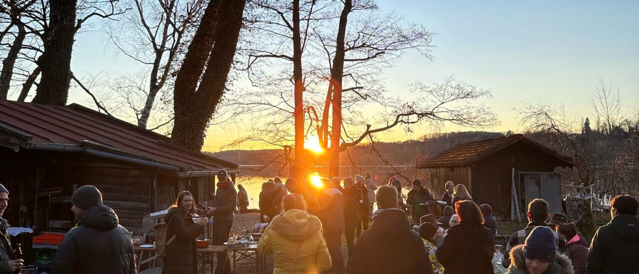 Neujahrsgrillen: Schön, dass Ihr da wart!